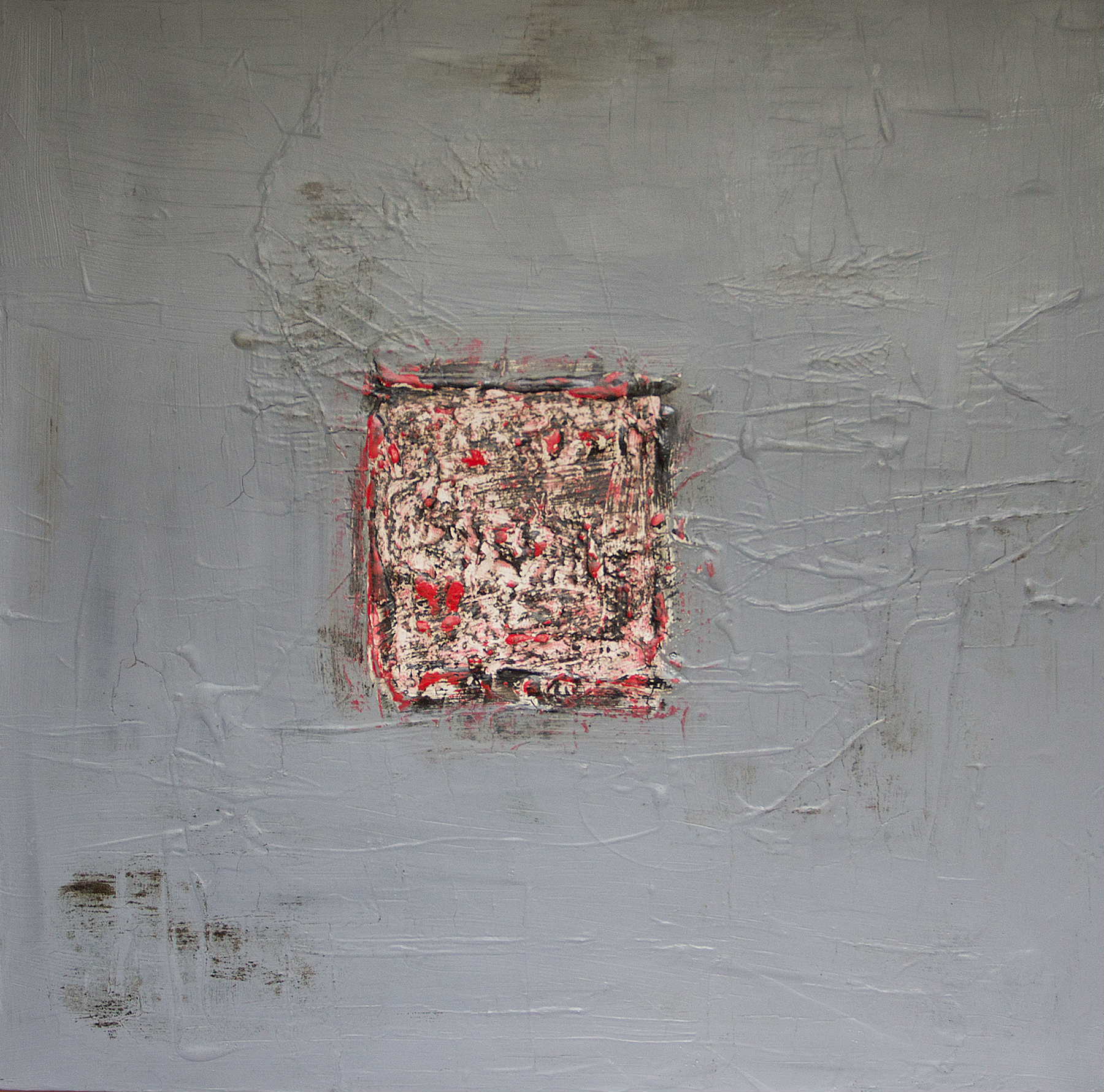 VENSTER IN GRIJS - verkocht