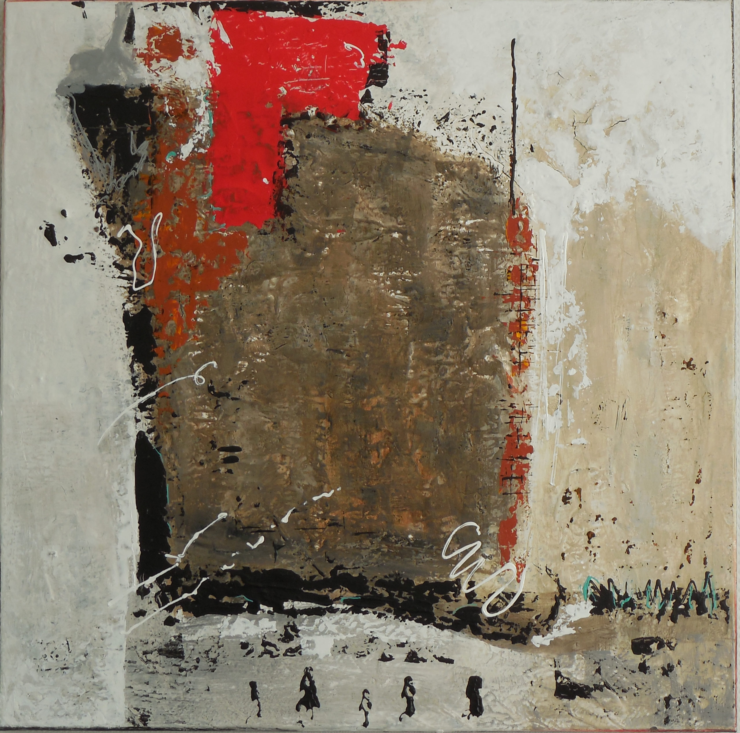 ZONDER TITEL - 80*80 -verkocht